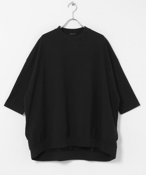 EKAL（エカル）の「『UR TECH ひやサラクール』ドロップショルダーTシャツ（Tシャツ/カットソー・レディース・ブラック/ホワイト/ネイビー・ONE）」の20枚目の写真