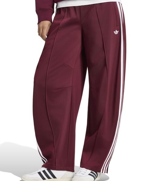 adidas(アディダス)の「adidas FIREBIRD BARREL TRACK PANTS / アディダス ファイヤーバード バレル トラックパンツ(その他パンツ・レディース・バーガンディー・L/M/S)」の1枚目の写真