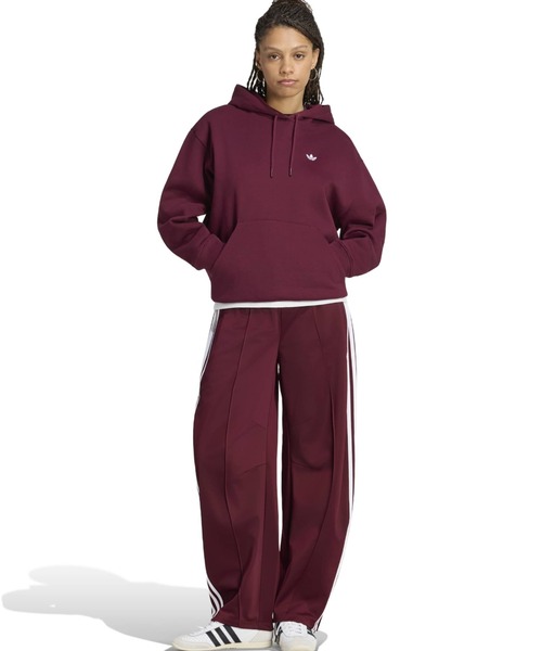 adidas(アディダス)の「adidas FIREBIRD BARREL TRACK PANTS / アディダス ファイヤーバード バレル トラックパンツ(その他パンツ・レディース・バーガンディー・L/M/S)」の9枚目の写真