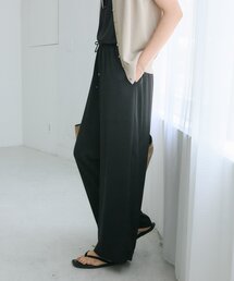 RIVE DROITE | 【セットアップ着用可能/接触冷感/吸水速乾/紫外線防止/防シワ性】サテンドロストパンツ(その他パンツ)