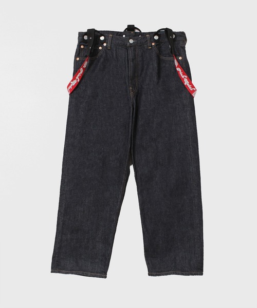 RNA(アールエヌエー)の「R4478 【PINKMOTEL】BIGサスペンダーパンツ(デニムパンツ・レディース・ワンウォッシュ・MEDIUM)」の1枚目の写真