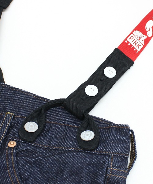 RNA(アールエヌエー)の「R4478 【PINKMOTEL】BIGサスペンダーパンツ(デニムパンツ・レディース・ワンウォッシュ・MEDIUM)」の4枚目の写真