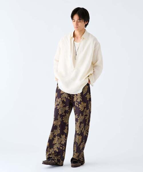 EDIFICE(エディフィス)の「WALLPAPER PRINT イージーパンツ(その他パンツ・メンズ・ブラック/ネイビー/アイボリー/サックスブルー・LARGE/MEDIUM/SMALL)」の15枚目の写真
