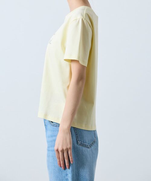 COHINA（コヒナ）の「【接触冷感】サマームードロゴTシャツ 【低身長・小柄女性】（Tシャツ/カットソー・レディース・ライトイエロー/オフホワイト/ブルーグリーン・ONE SIZE）」の13枚目の写真