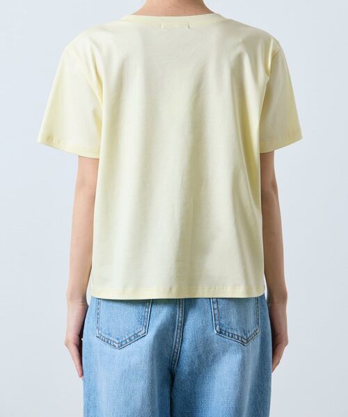 COHINA（コヒナ）の「【接触冷感】サマームードロゴTシャツ 【低身長・小柄女性】（Tシャツ/カットソー・レディース・ライトイエロー/オフホワイト/ブルーグリーン・ONE SIZE）」の14枚目の写真