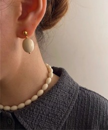 YU-KA:クラシックドロップピアス Classic drop earrings