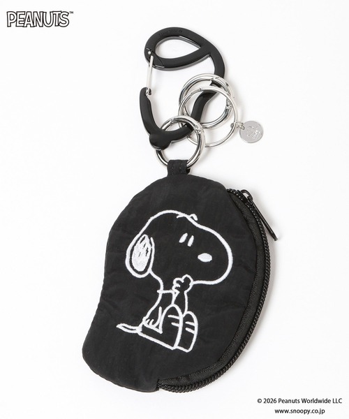 LOWRYS FARM（ローリーズファーム）の「【SNOOPY】カラビナポーチ　660742/GOODS（ポーチ・レディース・ブラック/ベージュ/ピンク・FREE）」の7枚目の写真