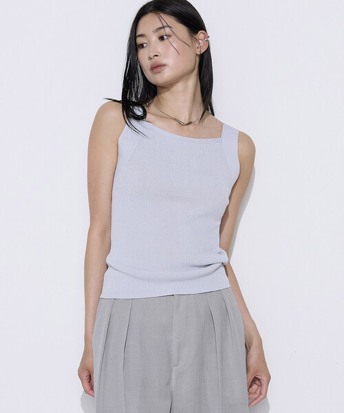 COMME CA(コムサ)の「接触冷感 アンサンブルニット(アンサンブル・レディース・オフホワイト/ライラック・9号/11号)」の20枚目の写真