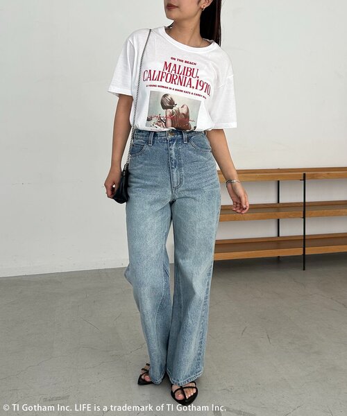 CAPRICIEUX LE'MAGE(カプリシューレマージュ)の「〈GOOD ROCK SPEED〉MALIBU PHOTO Tシャツ(Tシャツ/カットソー・レディース・ホワイト・FREE)」の4枚目の写真