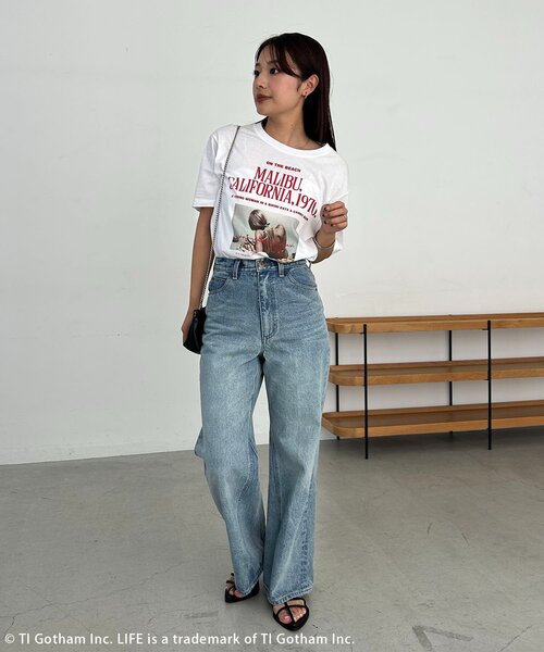 CAPRICIEUX LE'MAGE(カプリシューレマージュ)の「〈GOOD ROCK SPEED〉MALIBU PHOTO Tシャツ(Tシャツ/カットソー・レディース・ホワイト・FREE)」の6枚目の写真