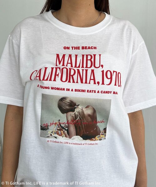 CAPRICIEUX LE'MAGE(カプリシューレマージュ)の「〈GOOD ROCK SPEED〉MALIBU PHOTO Tシャツ(Tシャツ/カットソー・レディース・ホワイト・FREE)」の13枚目の写真