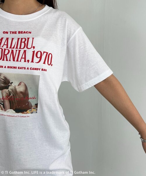 CAPRICIEUX LE'MAGE(カプリシューレマージュ)の「〈GOOD ROCK SPEED〉MALIBU PHOTO Tシャツ(Tシャツ/カットソー・レディース・ホワイト・FREE)」の14枚目の写真