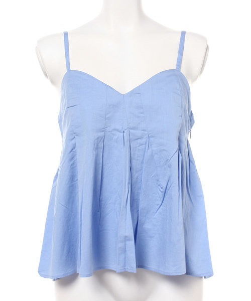 MOUSSY（マウジー）の「TUCK CAMI/F（キャミソール・レディース・ブラウン/ライトブルー/ブラック・1/2）」の11枚目の写真