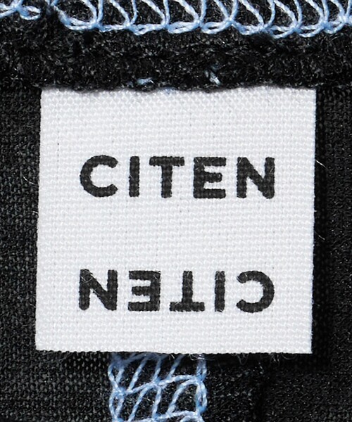 CITEN(シテン)の「<CITEN> ハーフスリーブシアーT(Tシャツ/カットソー・レディース・ホワイト/ブラック・FREE)」の18枚目の写真