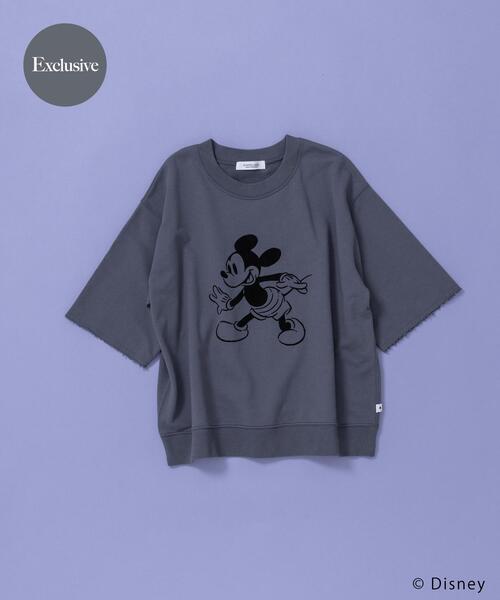 URBAN RESEARCH Sonny Label（アーバンリサーチサニーレーベル）の「別注/DISNEY/スウェットTシャツ（Tシャツ/カットソー・レディース・ベージュ系その他/ネイビー/グレー・FREE）」の3枚目の写真