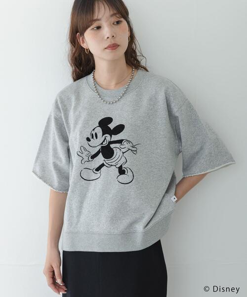 URBAN RESEARCH Sonny Label（アーバンリサーチサニーレーベル）の「別注/DISNEY/スウェットTシャツ（Tシャツ/カットソー・レディース・ベージュ系その他/ネイビー/グレー・FREE）」の5枚目の写真