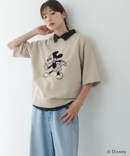 URBAN RESEARCH Sonny Label（アーバンリサーチサニーレーベル）の「別注/DISNEY/スウェットTシャツ（Tシャツ/カットソー・レディース・ベージュ系その他/ネイビー/グレー・FREE）」の16枚目の写真