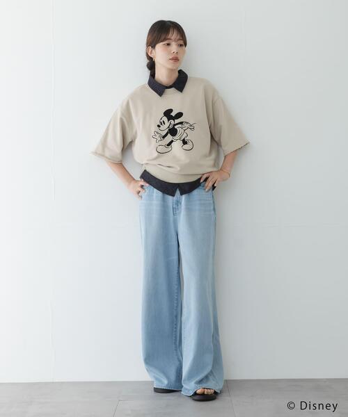 URBAN RESEARCH Sonny Label（アーバンリサーチサニーレーベル）の「別注/DISNEY/スウェットTシャツ（Tシャツ/カットソー・レディース・ベージュ系その他/ネイビー/グレー・FREE）」の19枚目の写真