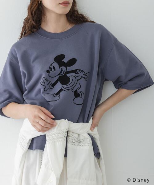 URBAN RESEARCH Sonny Label（アーバンリサーチサニーレーベル）の「別注/DISNEY/スウェットTシャツ（Tシャツ/カットソー・レディース・ベージュ系その他/ネイビー/グレー・FREE）」の22枚目の写真