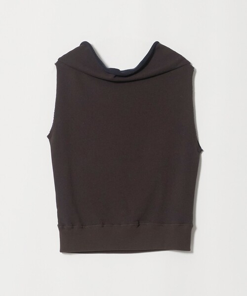 ATTISESSION(アティセッション)の「<ATTISESSION>コットン ウラケ オフショルダー スウェットトップス(Tシャツ/カットソー・レディース・ライトグレー/ダークブラウン・FREE)」の11枚目の写真