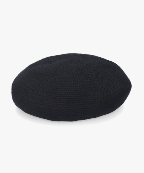 OVERRIDE(オーバーライド)の「OVERRIDE WASHABLE WOOL TAM BERET / オーバーライド(ハンチング/ベレー帽・メンズ・ブラック/ライトグレー/ライトグリーン・57~59cm)」の8枚目の写真