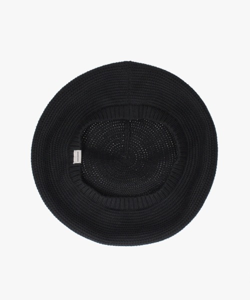 OVERRIDE(オーバーライド)の「OVERRIDE WASHABLE WOOL TAM BERET / オーバーライド(ハンチング/ベレー帽・メンズ・ブラック/ライトグレー/ライトグリーン・57~59cm)」の10枚目の写真