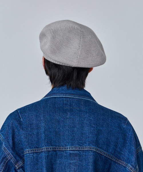 OVERRIDE(オーバーライド)の「OVERRIDE WASHABLE WOOL TAM BERET / オーバーライド(ハンチング/ベレー帽・メンズ・ブラック/ライトグレー/ライトグリーン・57~59cm)」の16枚目の写真