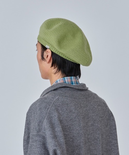 OVERRIDE(オーバーライド)の「OVERRIDE WASHABLE WOOL TAM BERET / オーバーライド(ハンチング/ベレー帽・メンズ・ブラック/ライトグレー/ライトグリーン・57~59cm)」の22枚目の写真