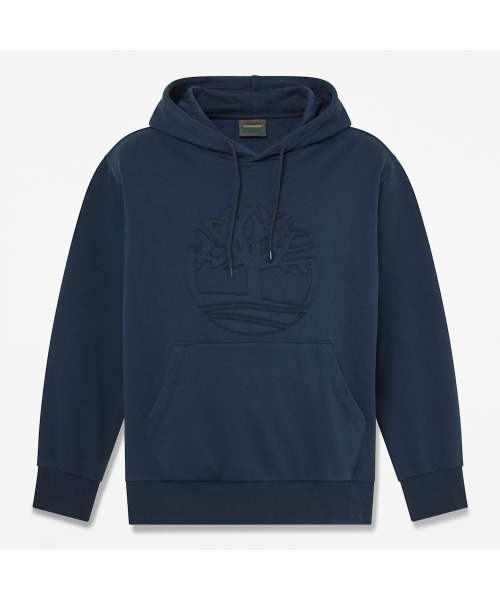 Timberland(ティンバーランド)の「ツリーロゴ パッチ ループバック フーディー メンズ(パーカー・メンズ・ダークネイビー・X-LARGE/MEDIUM/LARGE/XX-LARGE)」の4枚目の写真