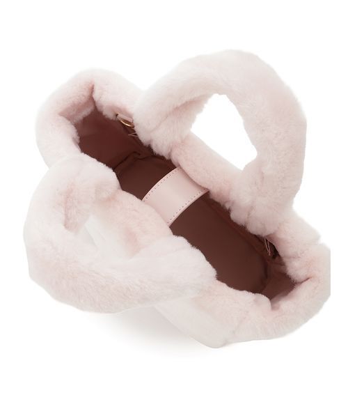 FURFUR(ファーファー)の「【限定カラー】エコファートートバッグ(トートバッグ・レディース・ブラック/チャコールグレー/アニマル/アイボリー/サックスブルー/ピンク/ダークブラウン・F)」の14枚目の写真
