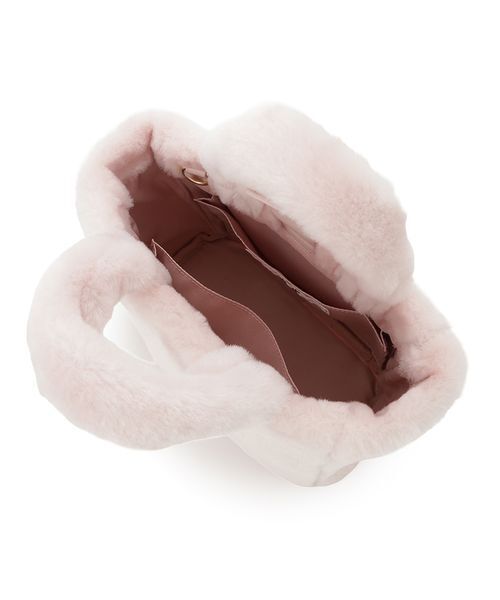 FURFUR(ファーファー)の「【限定カラー】エコファートートバッグ(トートバッグ・レディース・ブラック/チャコールグレー/アニマル/アイボリー/サックスブルー/ピンク/ダークブラウン・F)」の15枚目の写真