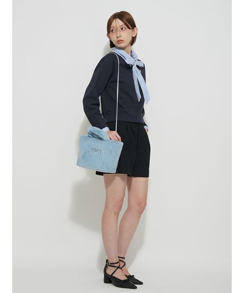 FURFUR(ファーファー)の「【限定カラー】エコファートートバッグ(トートバッグ・レディース・ブラック/チャコールグレー/アニマル/アイボリー/サックスブルー/ピンク/ダークブラウン・F)」の22枚目の写真