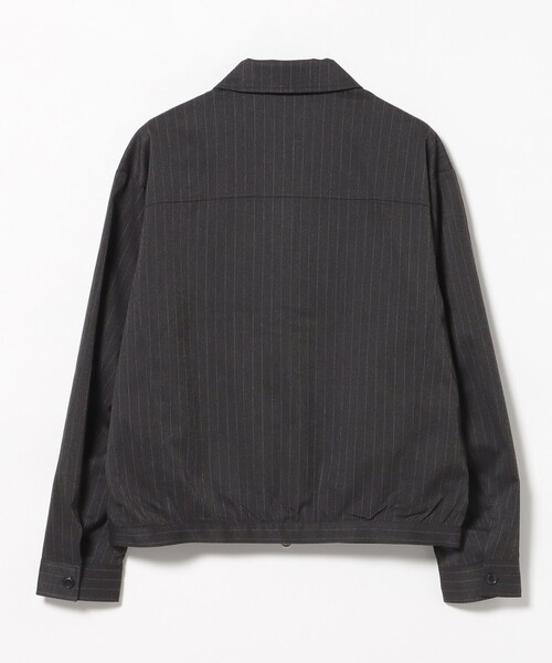 BEAMS HEART(ビームスハート)の「TRストライプ ショートブルゾン(セットアップ対応)(ブルゾン・メンズ・ブラック/チャコールグレー・SMALL/MEDIUM/LARGE)」の7枚目の写真