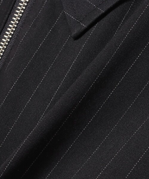 BEAMS HEART(ビームスハート)の「TRストライプ ショートブルゾン(セットアップ対応)(ブルゾン・メンズ・ブラック/チャコールグレー・SMALL/MEDIUM/LARGE)」の17枚目の写真