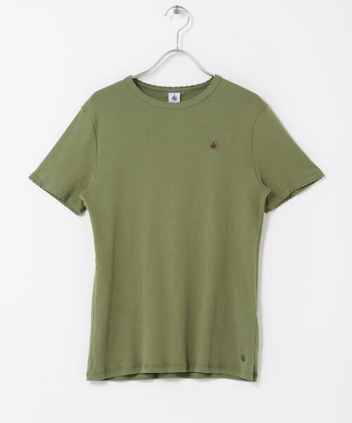 URBAN RESEARCH DOORS（アーバンリサーチドアーズ）の「『別注』PETIT BATEAU×DOORS　POINTCOCOTTE T-SHIRTS（Tシャツ/カットソー・レディース・ホワイト/オリーブ/ピンク/ネイビー・SMALL/MEDIUM）」の14枚目の写真