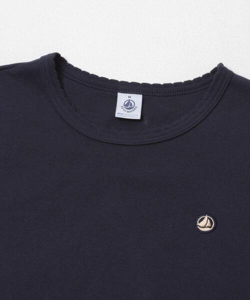 URBAN RESEARCH DOORS（アーバンリサーチドアーズ）の「『別注』PETIT BATEAU×DOORS　POINTCOCOTTE T-SHIRTS（Tシャツ/カットソー・レディース・ホワイト/オリーブ/ピンク/ネイビー・SMALL/MEDIUM）」の21枚目の写真