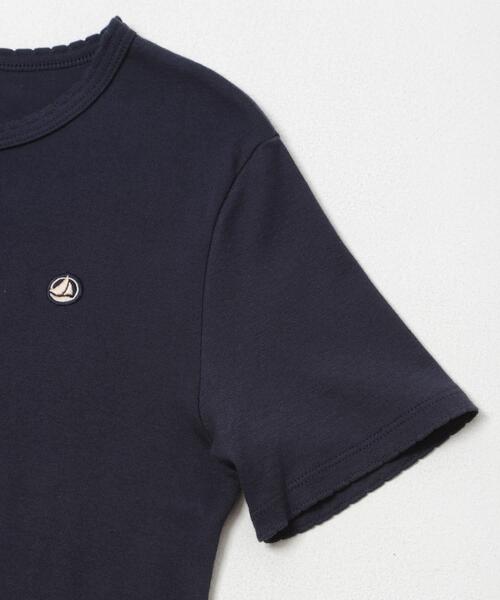 URBAN RESEARCH DOORS（アーバンリサーチドアーズ）の「『別注』PETIT BATEAU×DOORS　POINTCOCOTTE T-SHIRTS（Tシャツ/カットソー・レディース・ホワイト/オリーブ/ピンク/ネイビー・SMALL/MEDIUM）」の22枚目の写真
