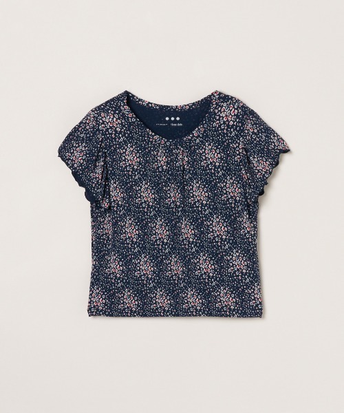 three dots(スリードッツ)の「トラベルライン ラッフルスリーブトップス(シャツ/ブラウス・レディース・マルチ・SMALL/MEDIUM)」の13枚目の写真