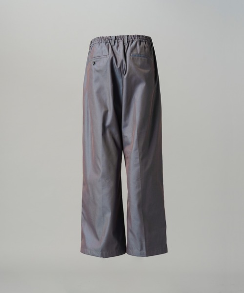 MAISON SPECIAL（メゾンスペシャル）の「《UNISEX》120/2/2 Suvin Cotton Gabardine Prime-Wide Two-Tuck Pantsパンツ/スビンコットンギャバジンプライムワイドツータックパンツ【MAISON SPECIAL/メゾンスペシャル】■セットアップ対応■（スラックス・メンズ・ブルー/チャコールグレー/ブラック/カーキ・2/1/0）」の19枚目の写真