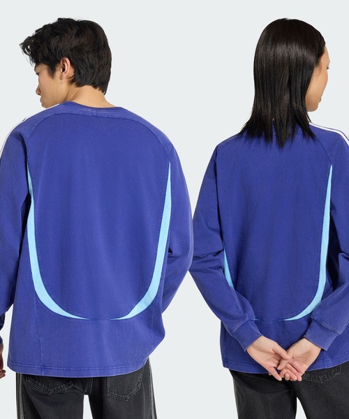 adidas(アディダス)の「チームガイスト ビンテージ長袖Tシャツ / ロンT / アディダスオリジナルス adidas Originals(Tシャツ/カットソー・メンズ・ブルー・XX-LARGE/XX-SMALL/3XL/LARGE/MEDIUM/SMALL/X-LARGE/X-SMALL)」の5枚目の写真