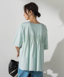 LAUTREAMONT（ロートレアモン）の「【WEB限定】≪夏の体型カバーに≫タックフレアカットソー（Tシャツ/カットソー）」