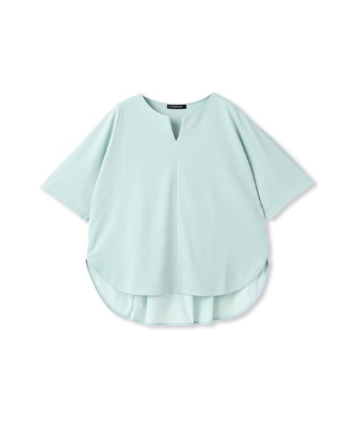 LAUTREAMONT（ロートレアモン）の「【WEB限定】≪夏の体型カバーに≫タックフレアカットソー（Tシャツ/カットソー・レディース・ブラック/ホワイト/グリーン系その他・9号）」の17枚目の写真