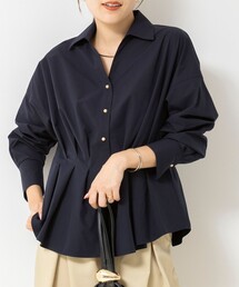 NOLLEY’S | 【WEB&一部店舗限定カラー】【GOODS BUYER 石田別注カラー】ストレッチタフタスキッパータックシャツ(シャツ/ブラウス)