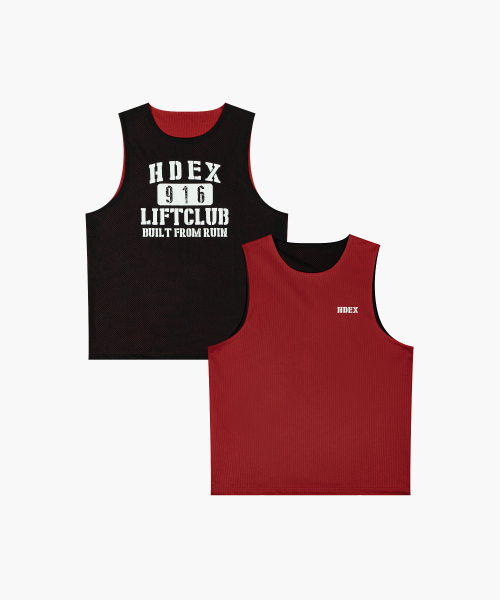 HDEX(エイチデックス)の「メッシュリバーシブルスリーブレス(ブラック)(Tシャツ/カットソー・メンズ・ブラック・2XL/X-LARGE/LARGE/MEDIUM)」の2枚目の写真