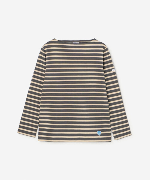 ORCIVAL(オーシバル)の「ORCIVAL | コットンロード ボートネックフレンチバスクTシャツ WOMEN(Tシャツ/カットソー・レディース・パープル/ダークブラウン/ブラック系その他/ブルー系その他5/レッド系その他/グレー系その他2/グレー系その他/グレー系その他3/パープル系その他/ブラウン系その他/ブラック/アイボリー/ホワイト系その他5・2/1)」の5枚目の写真