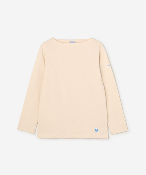 ORCIVAL(オーシバル)の「ORCIVAL | コットンロード ボートネックフレンチバスクTシャツ WOMEN(Tシャツ/カットソー・レディース・パープル/ダークブラウン/ブラック系その他/ブルー系その他5/レッド系その他/グレー系その他2/グレー系その他/グレー系その他3/パープル系その他/ブラウン系その他/ブラック/アイボリー/ホワイト系その他5・2/1)」の2枚目の写真