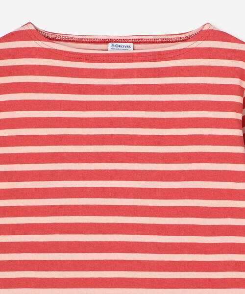 ORCIVAL(オーシバル)の「ORCIVAL | コットンロード ボートネックフレンチバスクTシャツ WOMEN(Tシャツ/カットソー・レディース・パープル/ダークブラウン/ブラック系その他/ブルー系その他5/レッド系その他/グレー系その他2/グレー系その他/グレー系その他3/パープル系その他/ブラウン系その他/ブラック/アイボリー/ホワイト系その他5・2/1)」の18枚目の写真