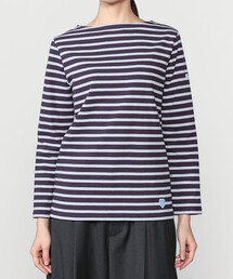ORCIVAL | コットンロード ボートネックフレンチバスクTシャツ WOMEN