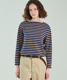 ORCIVAL | コットンロード ボートネックフレンチバスクTシャツ WOMEN