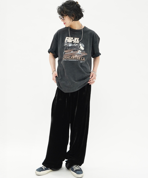 JOURNAL STANDARD LUXE(ジャーナルスタンダード ラックス)の「Faded graphic Print T(Tシャツ/カットソー・レディース・ネイビー・FREE)」の16枚目の写真